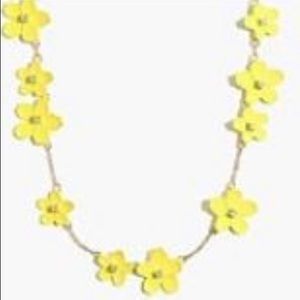 J Crew Factory Floral statement necklace